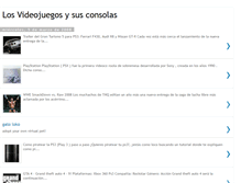Tablet Screenshot of losvideojuegosysusconsolas.blogspot.com