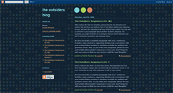 Desktop Screenshot of munteantheoutsiders.blogspot.com