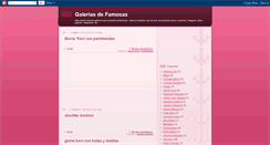 Desktop Screenshot of galeriasdefamosas.blogspot.com
