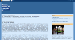 Desktop Screenshot of departamentodeliteratura.blogspot.com