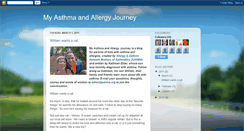 Desktop Screenshot of myasthmaandallergyjourney.blogspot.com