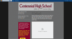 Desktop Screenshot of centennialclassof99.blogspot.com