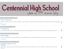 Tablet Screenshot of centennialclassof99.blogspot.com