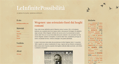 Desktop Screenshot of leinfinitepossibilita.blogspot.com