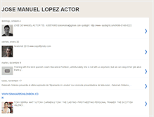 Tablet Screenshot of josemanuellopezactor.blogspot.com