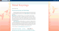 Desktop Screenshot of metalkeyrings.blogspot.com