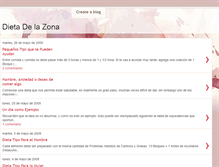 Tablet Screenshot of dietadelazona.blogspot.com
