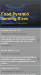 Mobile Screenshot of foodpyramidservingsizes.blogspot.com