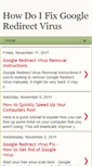 Mobile Screenshot of howdoifixgoogleredirectvirus.blogspot.com