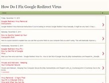 Tablet Screenshot of howdoifixgoogleredirectvirus.blogspot.com