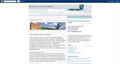 Desktop Screenshot of iptalternativecancertreatment.blogspot.com