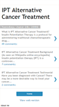 Mobile Screenshot of iptalternativecancertreatment.blogspot.com