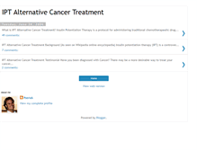 Tablet Screenshot of iptalternativecancertreatment.blogspot.com