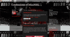 Desktop Screenshot of missnhl.blogspot.com