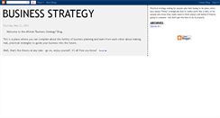 Desktop Screenshot of businessstrategy.blogspot.com