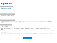 Tablet Screenshot of playadetauro.blogspot.com