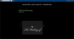 Desktop Screenshot of heatheranddavidswedding.blogspot.com