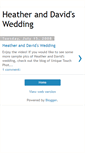 Mobile Screenshot of heatheranddavidswedding.blogspot.com