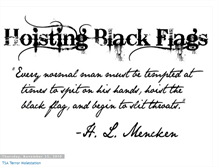 Tablet Screenshot of hoistingblackflags.blogspot.com