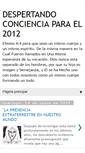 Mobile Screenshot of despertandoconcienciaparael2012.blogspot.com