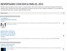 Tablet Screenshot of despertandoconcienciaparael2012.blogspot.com