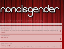 Tablet Screenshot of noncisgender.blogspot.com