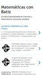 Mobile Screenshot of matematicasconbatiz.blogspot.com