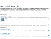 Tablet Screenshot of bemvindarevolucao.blogspot.com