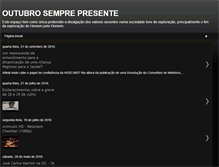 Tablet Screenshot of outubrosemprepresente.blogspot.com