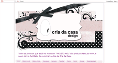 Desktop Screenshot of criadacasadesign.blogspot.com