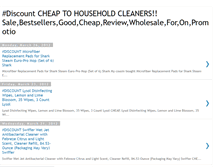 Tablet Screenshot of cheaptohouseholdcleaners.blogspot.com