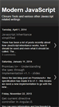 Mobile Screenshot of modernjavascript.blogspot.com
