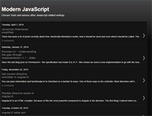 Tablet Screenshot of modernjavascript.blogspot.com