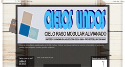 Desktop Screenshot of cieloslindos.blogspot.com