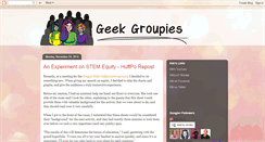 Desktop Screenshot of geekgroupies.blogspot.com