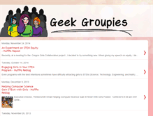 Tablet Screenshot of geekgroupies.blogspot.com