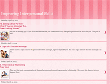 Tablet Screenshot of improving-interpersonal-skills.blogspot.com