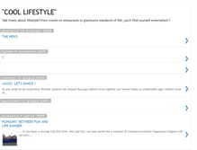 Tablet Screenshot of coolifestyle.blogspot.com