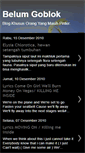Mobile Screenshot of belumgo.blogspot.com
