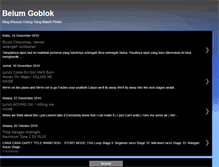 Tablet Screenshot of belumgo.blogspot.com