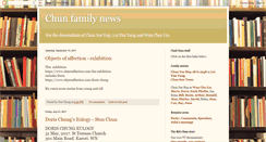 Desktop Screenshot of chunfamilynews.blogspot.com