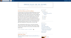 Desktop Screenshot of dressradorgohome.blogspot.com