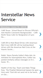 Mobile Screenshot of interstellarnewsservice.blogspot.com