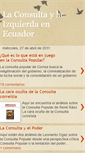 Mobile Screenshot of consultaeizquierdaecuador.blogspot.com