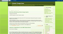 Desktop Screenshot of climateissue.blogspot.com