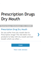 Mobile Screenshot of prescription-drugs-dry-mouth.blogspot.com