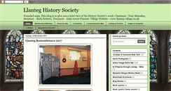 Desktop Screenshot of llanteghistorysociety.blogspot.com