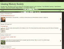 Tablet Screenshot of llanteghistorysociety.blogspot.com