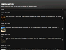 Tablet Screenshot of lizziegudkov.blogspot.com