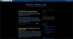 Desktop Screenshot of kevinbradylaw.blogspot.com